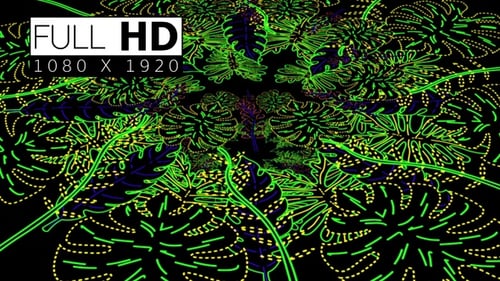 Green Ethnic Neon 02