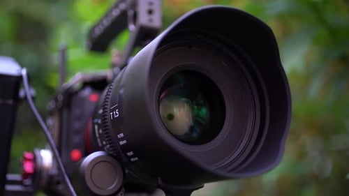 Broadcast Camera with Cinema Lens