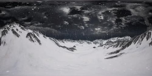 VR 360 Norway Mountains Severe Landscape