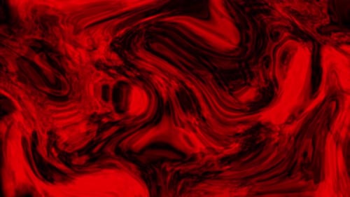 Abstract Red and Black Fluid Swirl Motion Background Loop