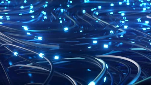 Bundles of Abstract Optical Fiber Lines