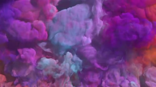Colorful Fluid Ink Transitions and Reveals