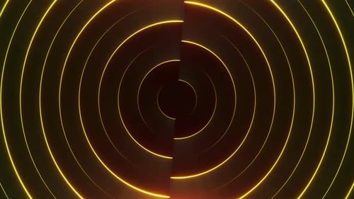 Goldener Kreis Laserlinie