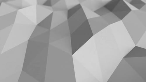 Abstract Geometric Polygonal Surface Animation Loop