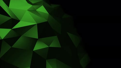 Polygonaler Hintergrund Dunkelgrün