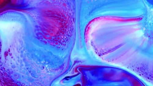 Abstract Colorful Sacral Liquid Waves Texture 711