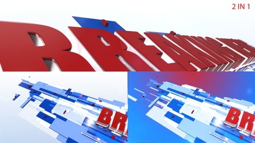 Breaking News Opener With Alpha Channel