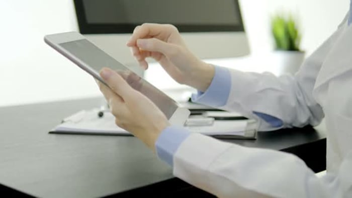 Doctor Using Tablet, Medical Stock Footage ft. clinic & healthcare - Envato