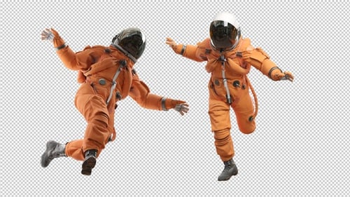 Astronaut fällt