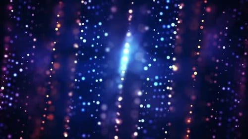 Colorful Particles Fantasy Motion Graphics Background