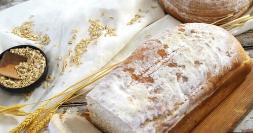 Freshly Baked Bread on Display