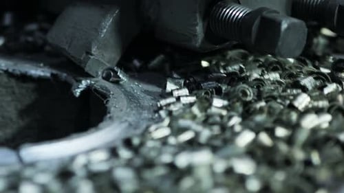 Turning of a Steel Workpiece at the Plant