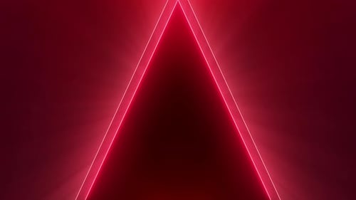 Vj Laser Show Triangular Shape Background Loop