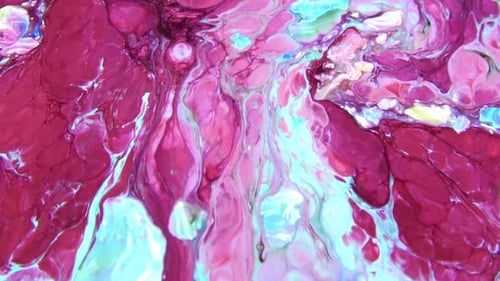 Color Explosion Abstract Art Painting