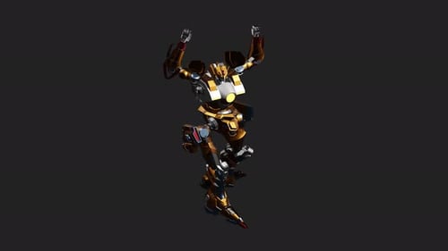 Defense Robot with style Victory