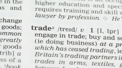 Handel, Wort im englischen Wortschatz, Kauf- und Verkaufsprozess, Interaktion