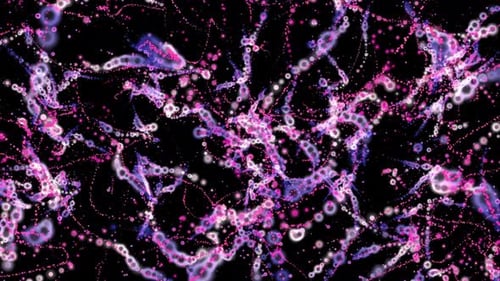 4K Pink Molecular Particle Blend