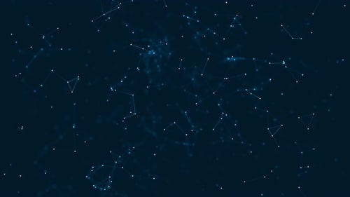 Abstract Network Connections Digital Technology Background Loop