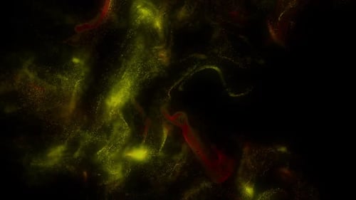 Fondo de movimiento de partículas de flujo Full HD con bucle