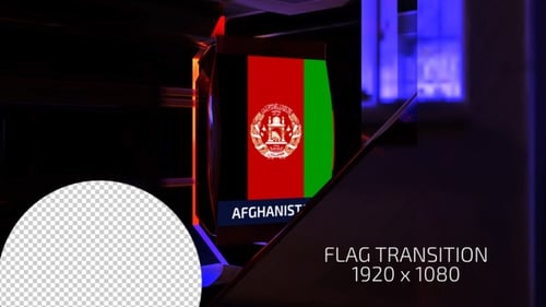 Futuristic Flag Reveal Broadcast Opener