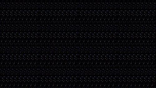 abstract lines shape colorful flashing light dots, black background