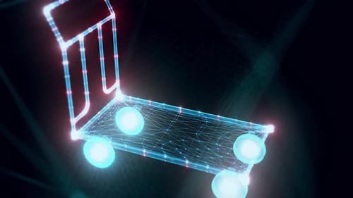 Trolley Hologram Close Up Hd