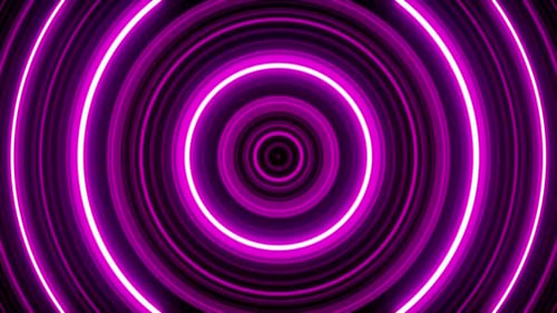 Flickering Purple Circle Light