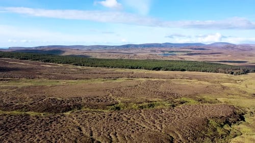 Vol de Slieve League vers Lough Auva, dans le comté de Donegal, en Irlande