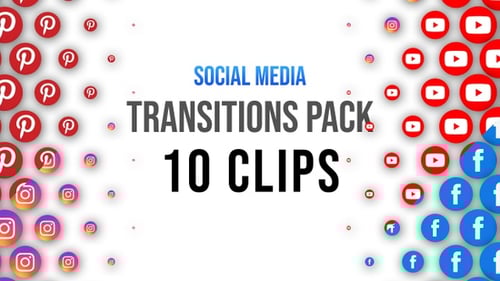 Modern Social Media Logo Transition Pack