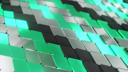 Abstract Moving Geometric Tiles with Dynamic Green Light
