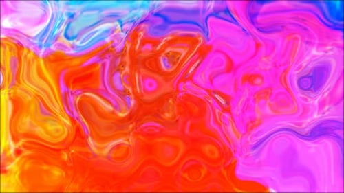 Vibrant Fluid Abstract Color Swirl Background