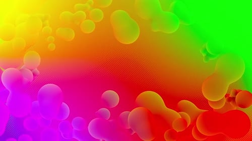 Vibrant Fluid Abstract Shapes Background Animation