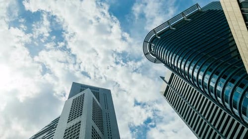High Building In City