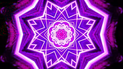 Fondo de movimiento de neón púrpura Vj Loop