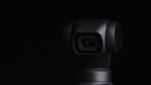 Gimbal Camera Rotating in Dark Setting