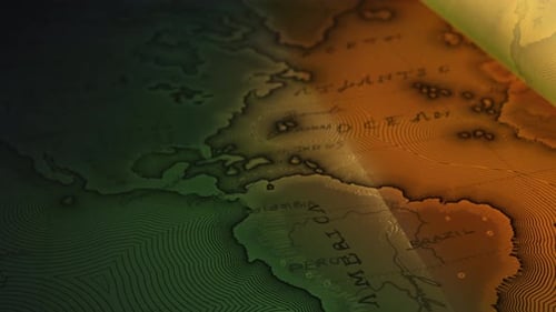 Old World Map.