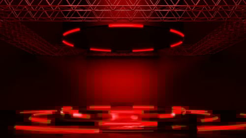 Estágio vermelho abstrato 4K