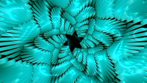 3D Layers Move in Shape of Star