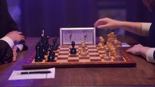 Schachbrett Queen Gambit