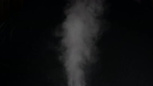 Niebla realista de nubes de humo seco