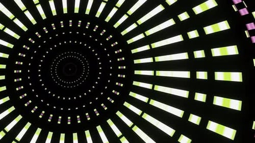 Girar las brillantes luces navideñas multicolores