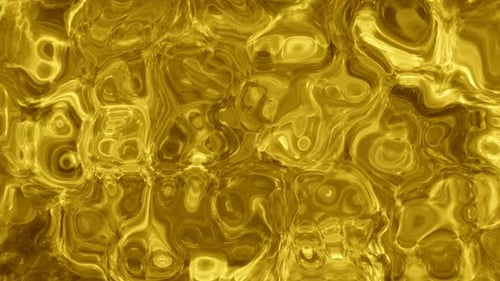 Fluid Golden Abstract Background Motion Loop