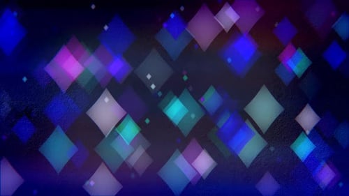 Abstract Geometric Rhombus Shapes Animated Background