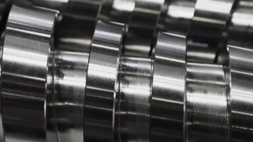 the Crankshaft is Processed on a Grinding Machine