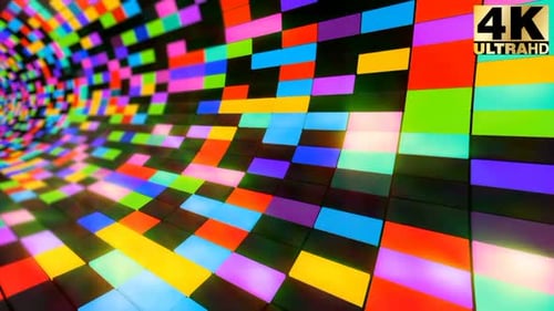 Bunter abstrakter Hintergrund 4K