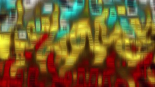 Dynamic Abstract Fluid Color Loop Background