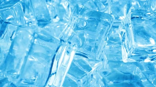 Cubos de hielo, fondo abstracto
