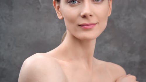 Attractive Woman Posing for Beauty and Fashion