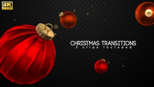 Animated Christmas Ornament Transitions