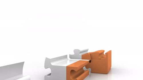 Building Puzzle House Featuring Flag of Ireland